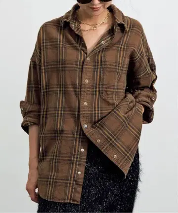 [ REMI RELIEF ] 체크 셔츠 미사용품