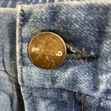 [ 고품질 ] RED CARD BEAMS 별주 조거 데님 데니스라 W29