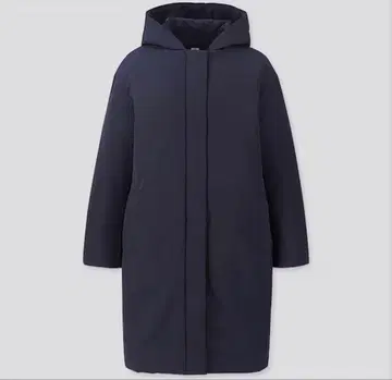 UNIQLO 하이브리드 다운 코쿤 코트 네이비 XL