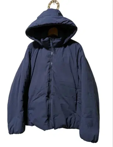 유니클로 하이브리드 다운 후드티 네이비 L 사이즈