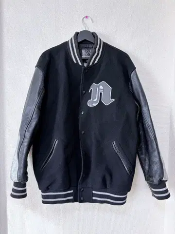 NITROW 2nd 바시티 자켓 블랙 XL 사이즈