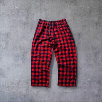 L.L.Bean 플란넬 팬츠 L 버팔로 체크 이지 팬츠