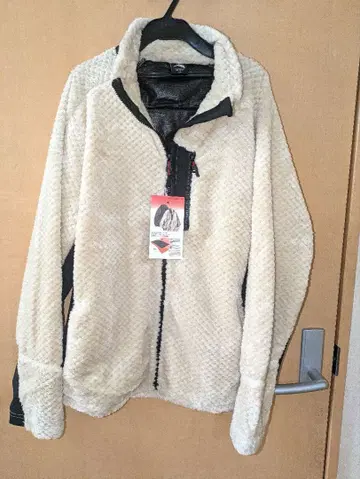 다이아 플리스 안감 알루미늄 자켓 M 베이지