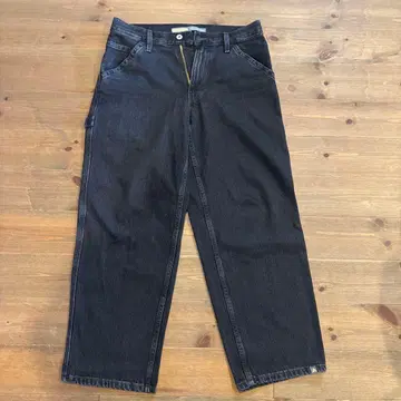 SILVERTAB 블랙 와이드 팬츠