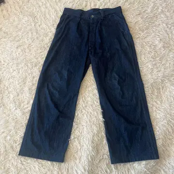 MHL. CANTON 와이드 데님 팬츠 33