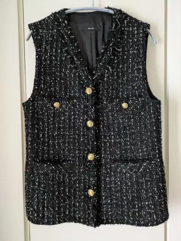 allureville 트위드 베스트 지레