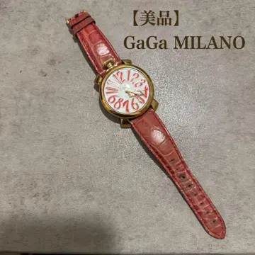 가가 밀라노 GaGa MILANO 손목시계 빨간색 레드