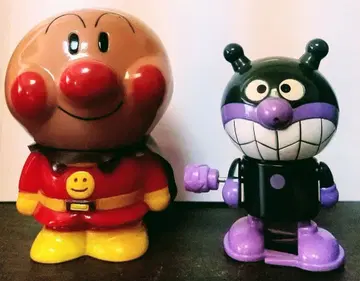 세균맨 나사식 보행 완구 & 호빵맨 피푸 인형