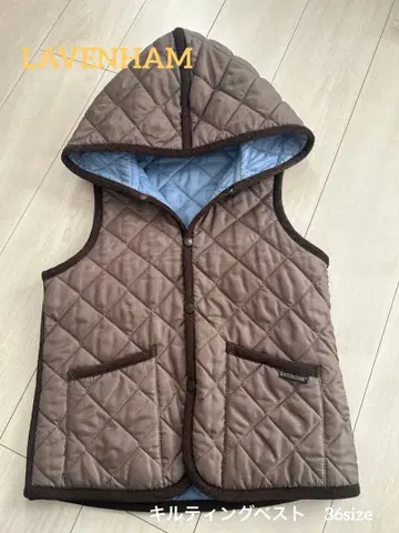 라벤햄 리버서블 베스트 사이즈 36 후드