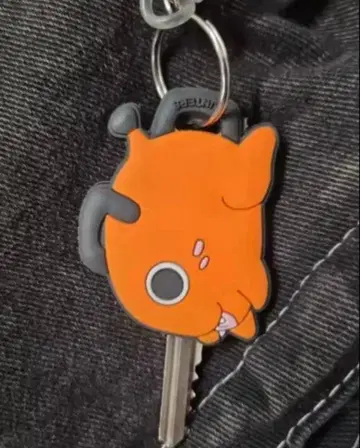 포치타 체인소 맨 키 커버 실리콘 미사용 새상품