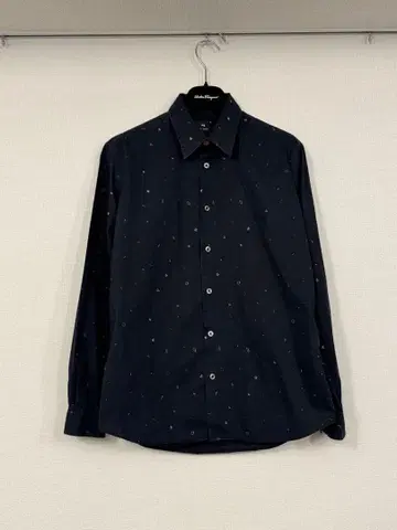 Paul Smith 네이비 패턴 긴팔 셔츠