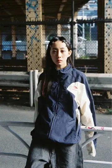 9090 x umbro 나일론 자켓 XL 네이비