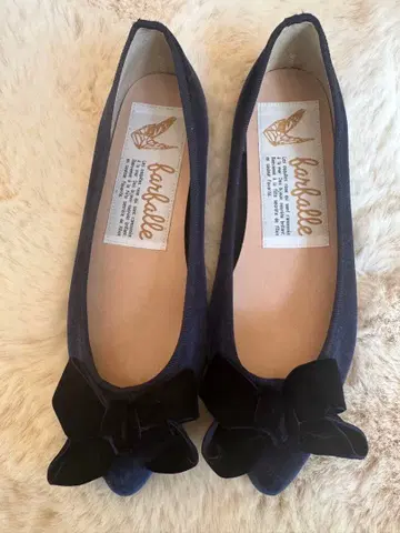 farfalle 39 사이즈 24.5cm 네이비