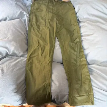 Stan Ray 워크 팬츠 올리브 그린