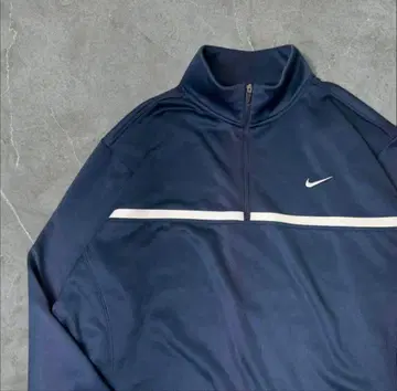 Nike 네이비 하프 지퍼 자켓 골프웨어