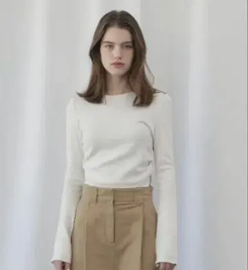 cotton long t-shirt / 코튼 롱 티셔츠 giunon