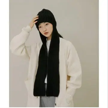 택 포함 새상품 어반 리서치 머플러 니트 캡