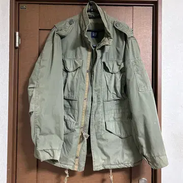 GAP 밀리터리 자켓 올리브 그린