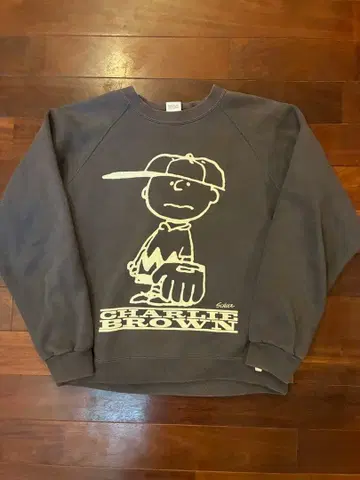 찰리 브라운 맨투맨 M 피너츠/스누피