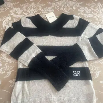 ason 포근포근 보더 니트 S 사이즈