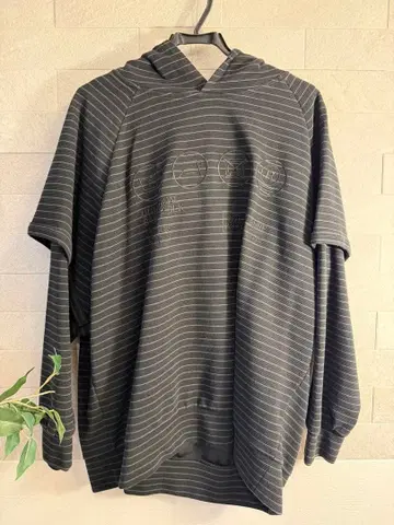 SHAREEF RIPPLE BORDER LAYERED HOODIE