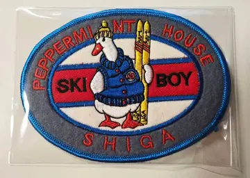 [ 미개봉 새상품 ] 페퍼민트하우스 스키 캐릭터 와펜 대