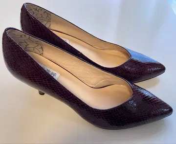 [ 미사용품 ] 엘레강스 히미코 펌프스 24cm 스틸레토 보르도 빨간색