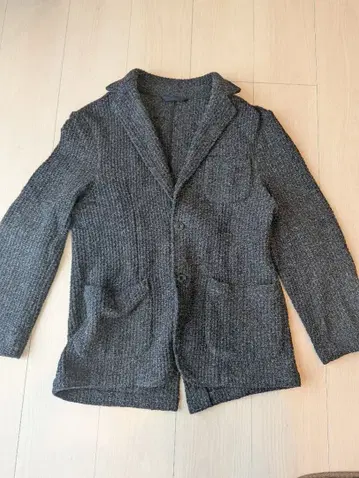 BEAMS HEART 다크 그레이 테일러드 자켓