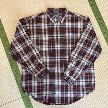 LL BEAN 엘엘빈 체크 워크 플란넬 셔츠 플란넬