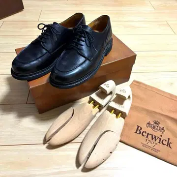 버윅 Berwick 4477 U팁 슈즈 7.5 블랙