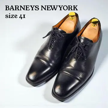 BARNEYS NEWYORK 바니스뉴욕 홀컷 가죽 신발 블랙