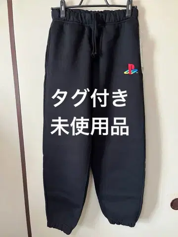 GU&PlayStation 헤비 웨이트 스웨트 팬츠 XS 택 포함 미사용