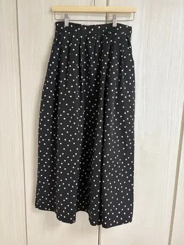 SLOBE IENA 도트 플레어 스커트 시착만 한 상품 택 포함