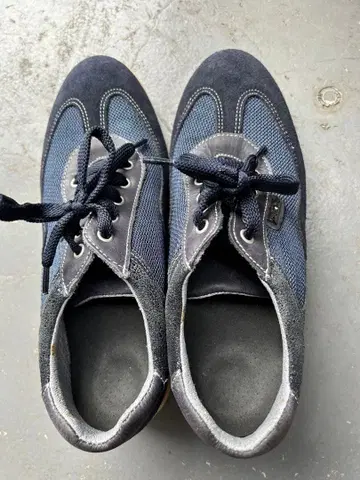 IMAC 이탈리아 24.0cm 네이비 스니커즈