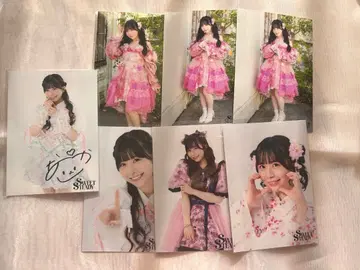 쿠리타 나츠카 브로마이드 7장 세트 (사인 포함 1장 있음)