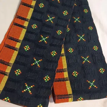 류큐 명주 블랙에 레드