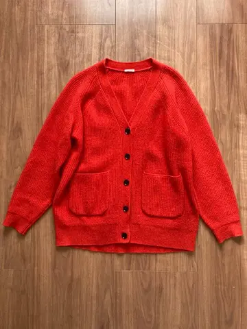 드레 DRESSTERIOR 니트 가디건 오렌지