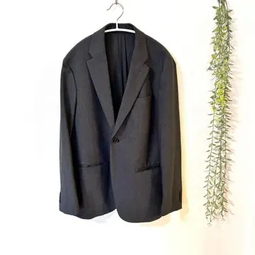 [새상품급] UNIQLO 감동 자켓 다크 그레이 울 라이크 M