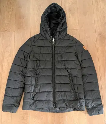 SAVE THE DUCK 후디드 집 자켓 패딩 자켓