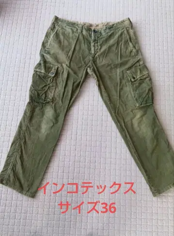 인코텍스 카고 팬츠 올리브 그린