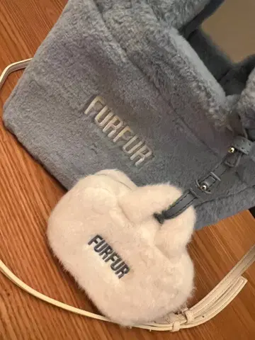 FURFUR 에코퍼 토트백 전개 마이크로 스퀘어 보스턴