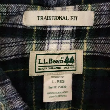 [새상품급] L.L.Bean 플란넬 셔츠