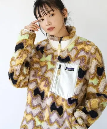 새상품 Patagonia 파타고니아 플리스 자켓 멀티 컬러 M