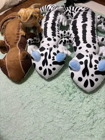 레오파 슈퍼 맥스 스노우 일본 뱀 BIG 봉제 인형 3개 프라이스