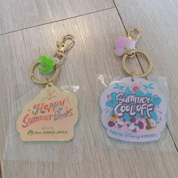 도쿄 디즈니 리조트 썸머 쿨오프 키링 미세스 콜라보