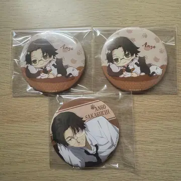 문호 스트레이독스 사카구치 안고 고양이 투성이 캔뱃지 묶음 판매