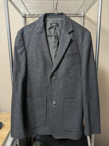 A.P.C. 테일러드 자켓 XS 다크 그레이