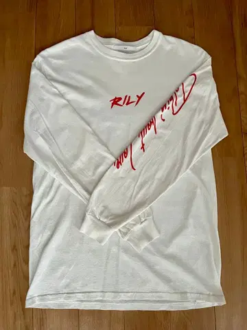 RILY 이마이치 류지 롱 슬리브 T셔츠 M 사이즈 화이트
