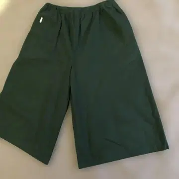 SOU SOU 와이드 가우초 넓은형 몸빼 비젠 직조 그린