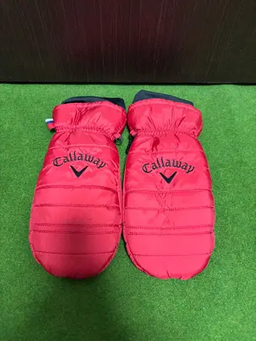 [ 미사용 새상품 ] Callaway 골프 미튼 레드